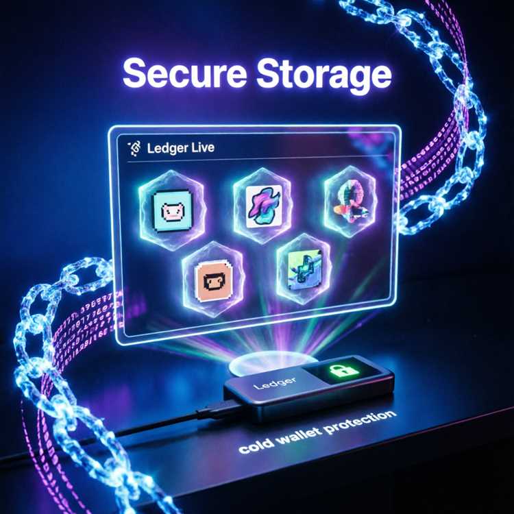 Ledger Live app interface showing NFT collection management with secure storage and display features